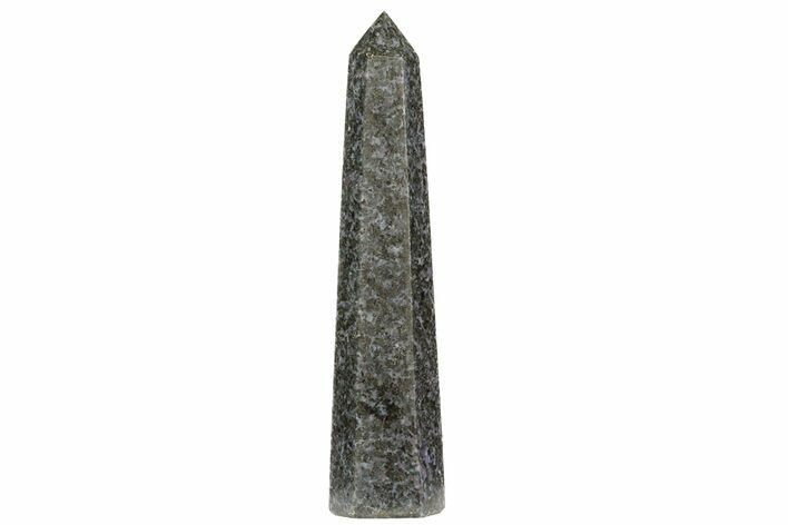 Polished, Indigo Gabbro Obelisk - Madagascar #74351
